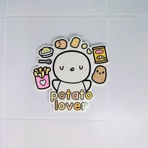 NUEVO Pegatina de vinilo para amantes de la patata linda agotada TheCoffeeMonsterzCo TCMC - Imagen 1 de 1