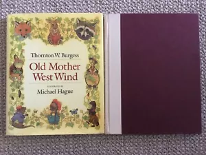 VG 1990 HC DJ First Edition Old Mother West Wind Thornton Burgess Michael Hague - Picture 1 of 14