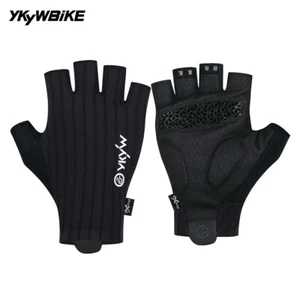 YKYWBIIKE PRO Cycling Gloves Half Finger Breathable Bike Gloves Black & White - Picture 1 of 17