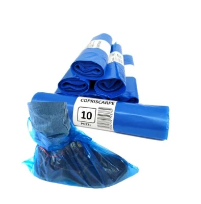 COPRISCARPE MONOUSO CON LACCIO - VENDITA PZ. 200 - - Immagine 1 di 4