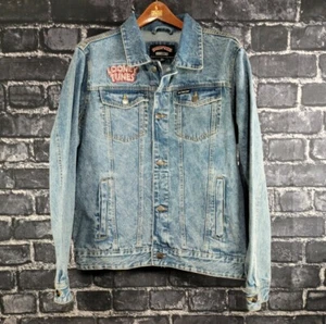 NUEVO CON ETIQUETAS Denim SOLO MIEMBROS Chaqueta LOONEY TUNES XL Chaqueta Bugs And Taz - Imagen 1 de 9