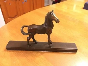 Solid Brass Horse Paperweight - Picture 1 of 10