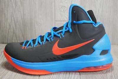 New Nike KD 5 V OKC Thunder Away Men’s 10.5 Black Athletic Shoes 554988-048 - Image 1 of 4
