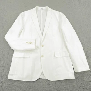 Blazer J Crew 44L Ludlow Giacca Lino Cotone Somelos Tessuto Destrutturato Cappotto - Foto 1 di 17