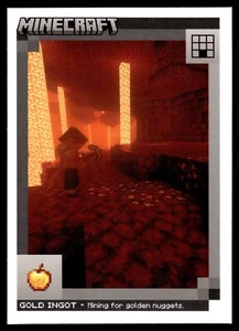 2024 Panini Minecraft #98 Cronache Artigianali Lingotto Oro - Foto 1 di 2