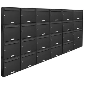23er Premium Briefkasten Anthrazit RAL Farbe 7016 für Außen Wand Postkasten 6x4 - Bild 1 von 4