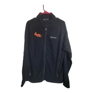 Marmot Jacket Men L Black Fleece Gorpcore Camping Workwear Outdoor K900904  - Picture 1 of 8