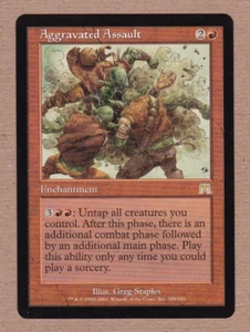 MTG - Aggravated Assault - Onslaught - Rare EX/NM - Einzelkarte - Bild 1 von 2
