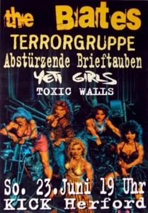 THE BATES - 1996 - Terrorgruppe - Abstürzende Brieftauben - Poster - Herford - Bild 1 von 1