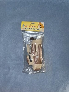 SET MAZZE DA GOLF E BORSA MARRONE Build-A-Bear vintage nuove con scatola raro accessorio giocattolo set con sacco - Foto 1 di 9