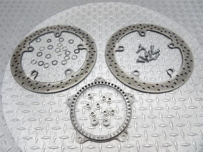 BMW K1200GT 2008 06-08 lote de anillos ABS par de discos rotor freno delantero izquierdo derecho Foto 1 de 4