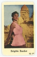 BRIGITTE BARDOT 1956 Dutch Gum Series Nr #957 SP HIGH NUMBER