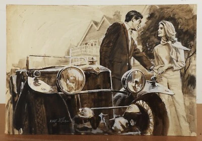 Marshall Dawson Mark Miller Boat of Her Own Original Pencil Signed Illustration - Image 1 of 4