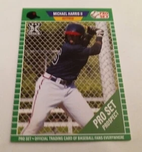 2021 Michael Harris II Leaf Pro Set ROOKIE GREEN Card #PS43 MINT RC Braves - Picture 1 of 1