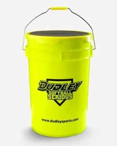 Cubo serio de softbol Dudley 6 galones + tapa acolchada 48010 softbol no incluido - Imagen 1 de 8