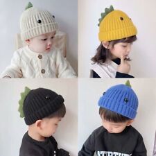 Dinosaur Kids Beanie Cap Ear Protection Earflap Hat Cute Warm Hat  Boys Girls