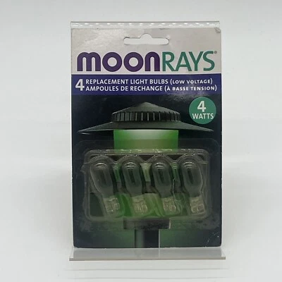 Moonrays Low Voltage Light Bulbs Green 4 Pack 12V 4W 52-4104-6 - Image 1 of 2