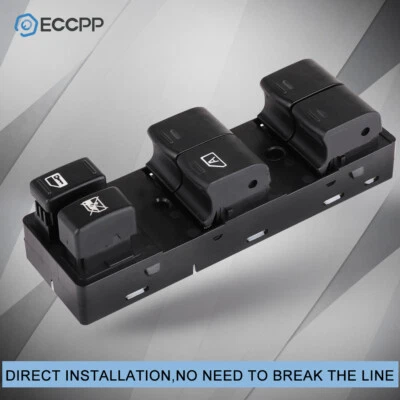 Interruptor de ventana eléctrica con automático único delantero izquierdo para Nissan Altima 2007 2008-2012 Foto 1 de 4