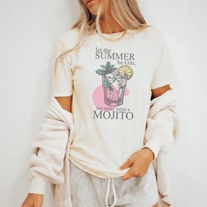 Mojito Sommer Shirt Gin T-Shirt Cocktail Drink Grafik Tee - Bild 1 von 4