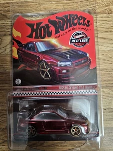Hot Wheels RLC Nissan Skyline R34 Red - Picture 1 of 6