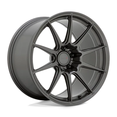 18x9.5 TSW Kemora Matte Gunmetal Wheel 5x4.5 (25mm) - Image 1 of 4
