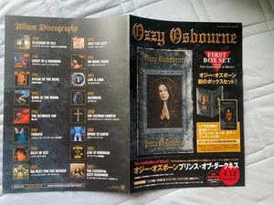 Ozzy Osbourne FIRST BOX SET Japan original 2005 flyer mini-poster BLACK SABBATH - Picture 1 of 3