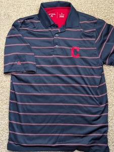 Camisa Polo Cleveland Guardianes Para Hombre Talla Pequeña - Bloque C - Licencia MLB Genuina - Imagen 1 de 2