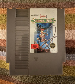 Konami Castlevania II Simon's Quest Manuale Istruzioni Originale NES Inglese