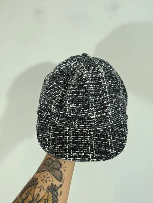 David and Young Womens Academia Preppy College Y2K Tweed Taxi Style Hat Clueless - Image 1 of 4