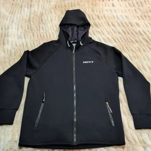 Hoyt Bogenschießen Jacke Herren XL schwarz Full Zip Hoodie Polyester Outdoor Jagdausrüstung - Bild 1 von 9