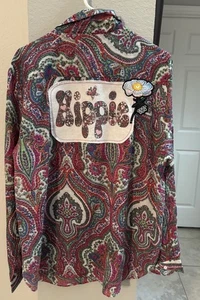 Boho Jane Hippie Paisley Bluse Gr. L - Bild 1 von 7