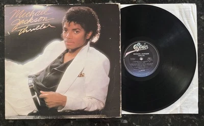 Michael Jackson 1982 Epic QE38112 Vinyl LP Vintage Record Inner Sleeve VG Billie - Image 1 of 4