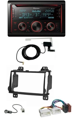 Pioneer 2DIN MP3 DAB USB CD Bluetooth Autoradio für Hyundai H1 (08-15) - Bild 1 von 4