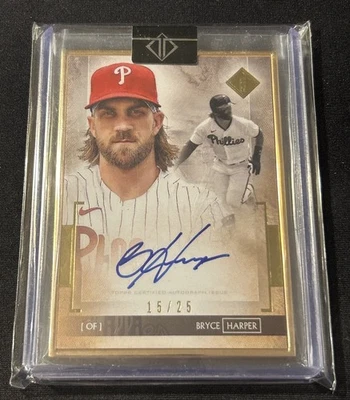 2021 Topps Transcendent VIP Party Bryce Harper Auto #d 15/25 SSP No. BHAP-3 - Image 1 of 2