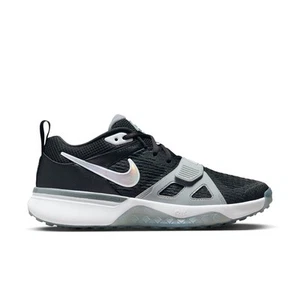 Nike Air Zoom Diamond Elite Baseball Turf Shoes BLACK | WHITE SZ 9 - Picture 1 of 1