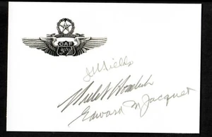 Commemorative Air Force Multi Signed Cut Signature from a Roy Grinnell Print - Picture 1 of 1