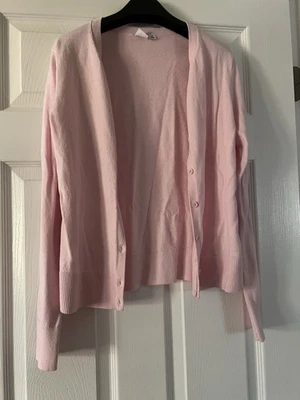 Nuevo sin etiquetas Cárdigan Gap Para Mujer S Rosa Tejido Botón Suéter Sudadera Chaqueta Foto 1 de 3