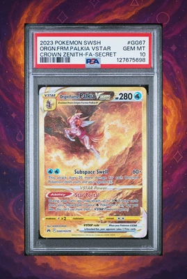 Origin Forme Palkia VSTAR (Secret) GG67/GG70 Crown Zenith: Galarian Gallery Holo - Image 1 of 3