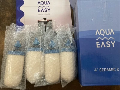 AquaEasy Ceramic Water Filter Candle Replacement Gravity Systems - 4 Pack - Image 1 of 4