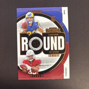 2024 Panini Contenders - Round Numbers Blake Corum, Trey Benson #12 Bronze (RC) - Picture 1 of 2