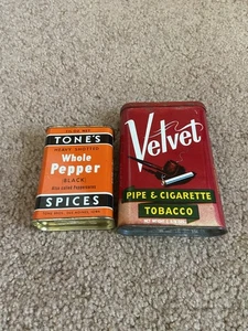 Two Vintage Tins-Velvet & Tone’s - Picture 1 of 14