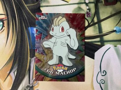 2000 Topps Chrome Pokemon # 66 MACHOP  Base Card NM MINT - Image 1 of 4