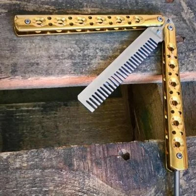 Pente dourado para prática pesada treinador de metal - Imagem 1 de 3