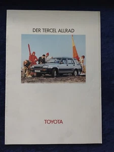 TOYOTA Tercel Allrad Prospekt 1.1983 - Picture 1 of 7