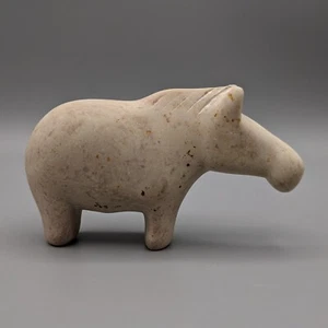 Geschnitzte Steinpferd Statue Figur 2,75" x 4,75", Primitive Minimalistisch - Bild 1 von 12