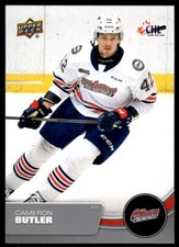 2021-22 Upper Deck CHL Cameron Butler Oshawa Generals #91