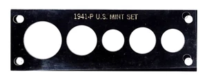 Portamonedas Capital Plastics 1941-P EE. UU. Nuevo Stock Antiguo y Tornillos NEGRO - Imagen 1 de 2