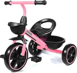 KRIDDO Kids Tricycles Age 24 Month to 4 Years, Toddler Kids Trike for 2.5 to 5 - Picture 1 of 6