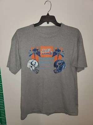 Camisa Indianapolis Colts Para Hombre Grande Gris Peyton Manning Chicago Bears Super Bowl Foto 1 de 4