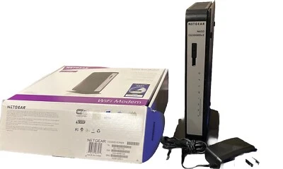 NETGEAR N450 Wireless Cable Modem WiFi Router CG3000Dv2 with Box  - Image 1 of 4